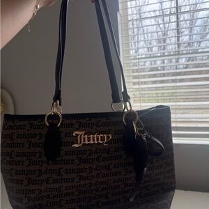 Juicy Couture Black and Gold Signature Tote